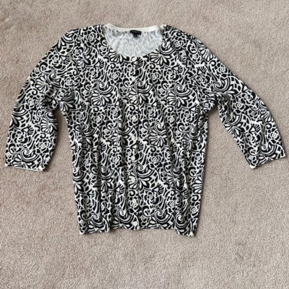 Talbots Charming Cardigan  3/4 length - Picture 1 of 3